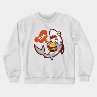 Burger Shark Crewneck Sweatshirt